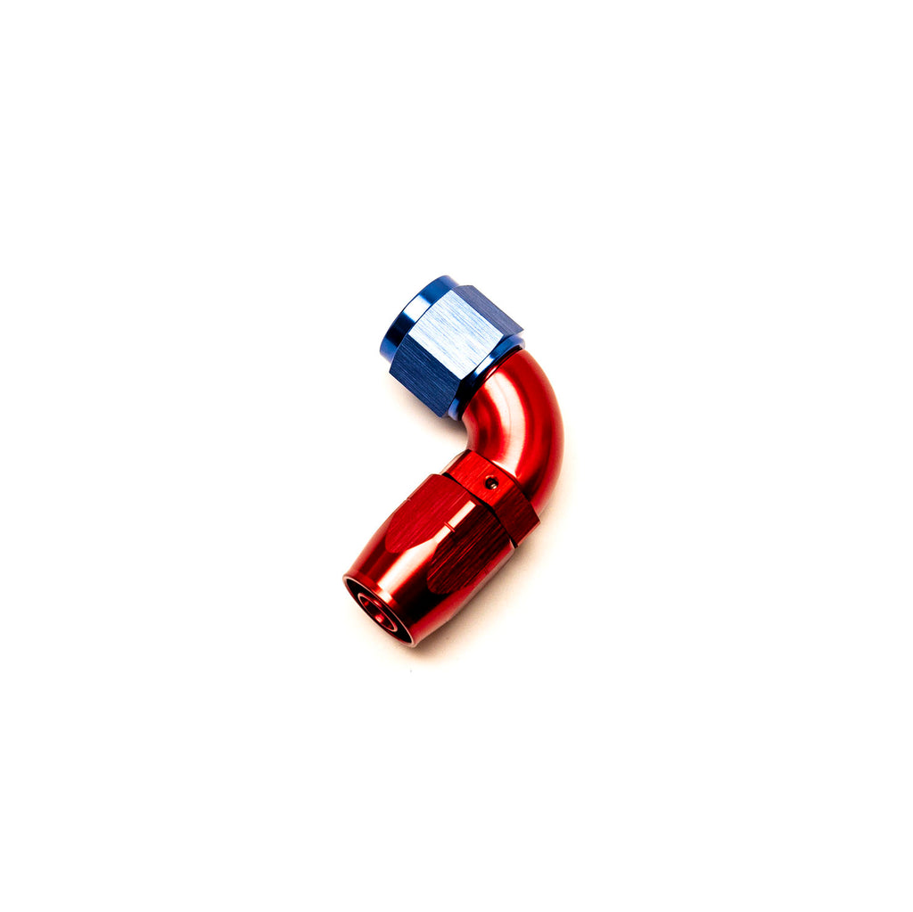 Raccordo femmina Dash Cutter Style blu e rosso — Dash 8 / 90°