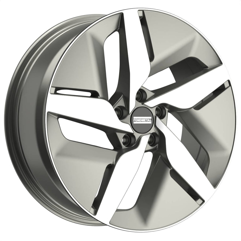 Cerchio in Lega Fondmetal -LIMITED- INSPIRED E-JOULE (FMI10) 20x9 ET42 5x112 GLOSSY TITANIUM MACHINED