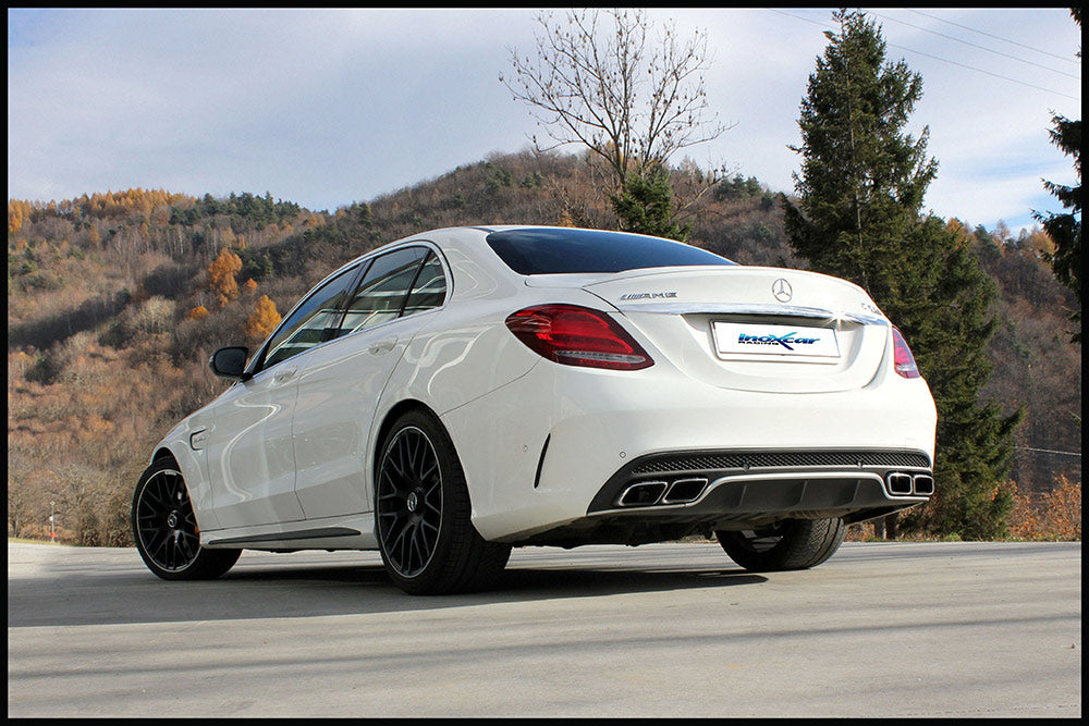 Terminale di scarico a valvola Mercedes Classe C 63 AMG W205 AMG V8 Biturbo 510cv | Inoxcar