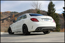 Carica l'immagine nel visualizzatore di Gallery, Terminale di scarico a valvola Mercedes Classe C 63 AMG W205 AMG V8 Biturbo 510cv | Inoxcar