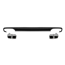 Diffusore stile E63 con cromato terminali per posteriore A design paraurti di Mercedes Classe E W212 2009-2014 -oo--oo-