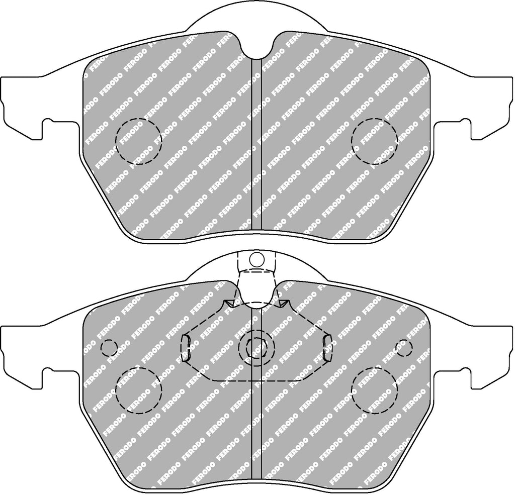 Pastiglie freni Ferodo DS2500 anteriori Opel Astra G, Astra OPC G