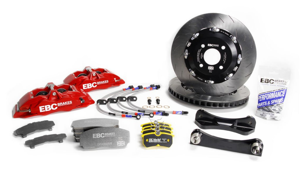 Contenuto tipico del big brake kit EBC Apollo (immagine illustrativa)