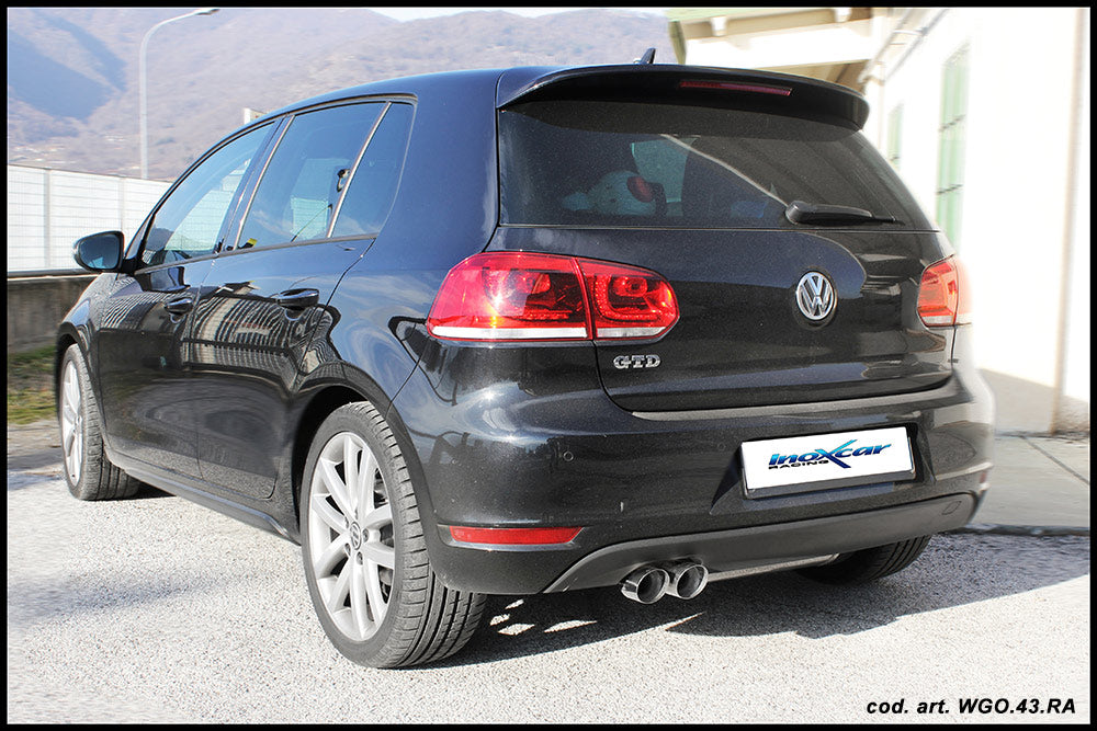Scarico completo cat-back Volkswagen Golf Mk6 2.0 TDI GTD 170cv | Inoxcar