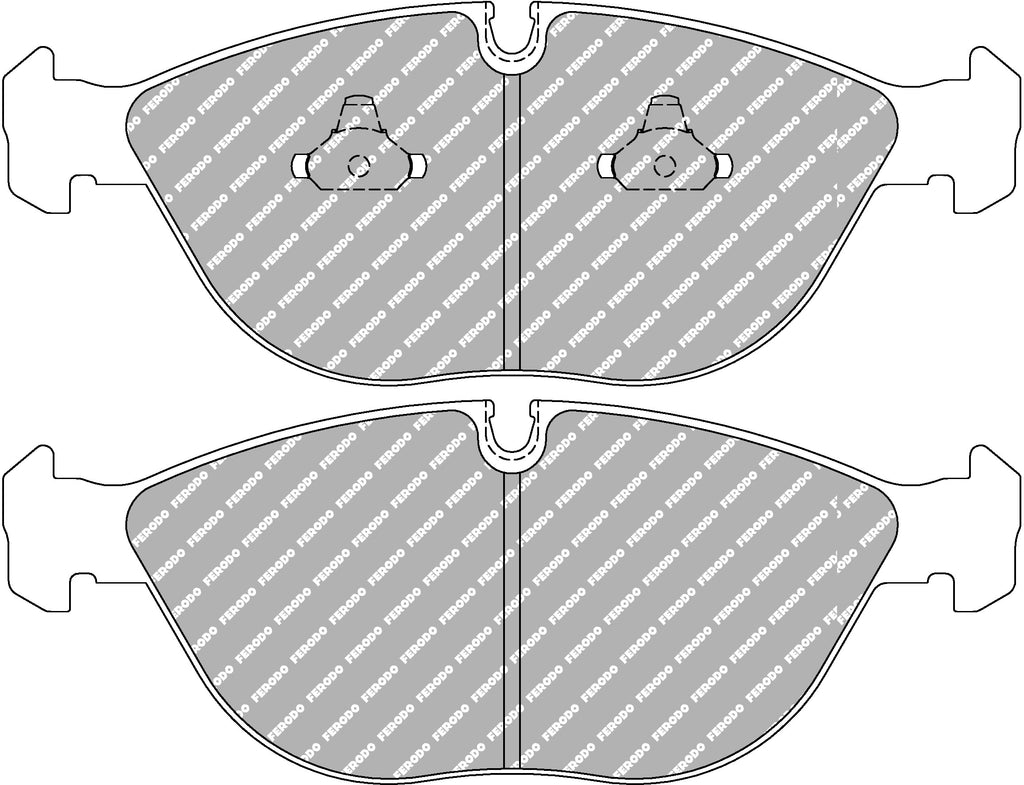 Pastiglie freni Ferodo DS2500 anteriori Volkswagen Golf R32 Mk4, Golf Mk4, Passat B5