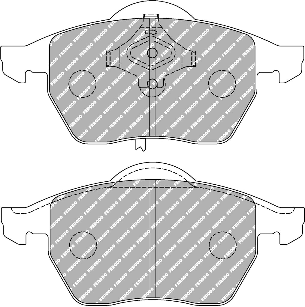 Pastiglie freni Ferodo DS Performance anteriori Ford Galaxy Mk1