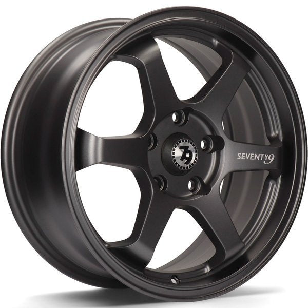 Cerchio in Lega 79Wheels Seventy9 SV-J 16x7 ET38 5x112 Grafite Lucido DG