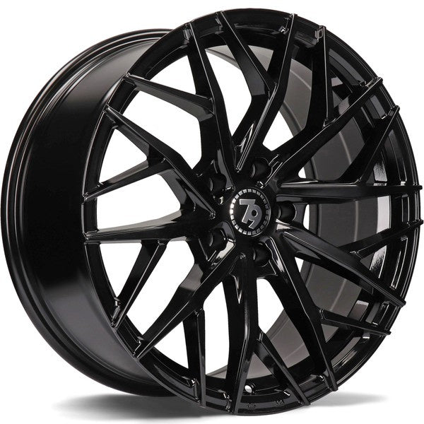 Cerchio in Lega 79Wheels Seventy9 SV-C 16x7 ET40 5x114.3 Nero Lucido BG