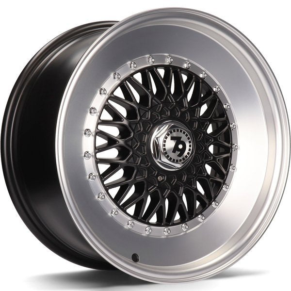 Cerchio in Lega 79Wheels Seventy9 SV-F 17x8 ET30 5x112 / 5x114.3 Nero Diamantato DMBLP