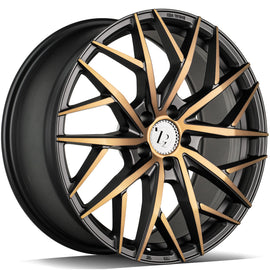 Cerchio in Lega 79Wheels Seventy9 SSF-1 17x7.5 ET40 5x112 Nero Lucido BGGF
