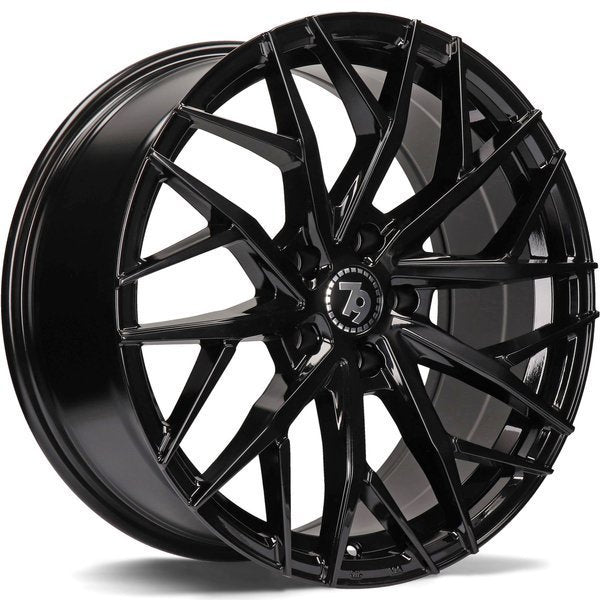 Cerchio in Lega 79Wheels Seventy9 SV-C 17x7.5 ET40 5x114.3 Nero Lucido BG