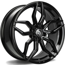 Cerchio in Lega 79Wheels Seventy9 SCF-D 18x8 ET45 5x108 Nero Lucido BG
