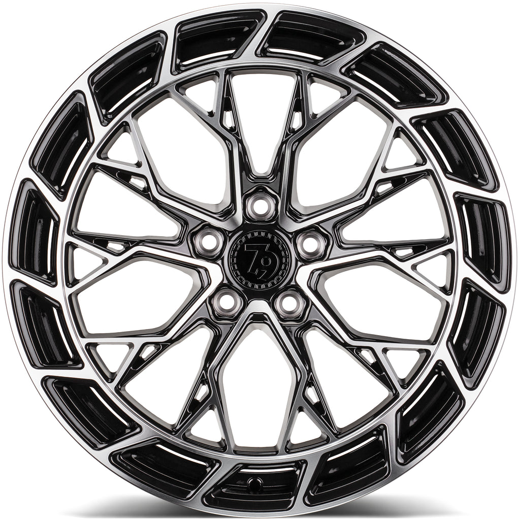 Cerchio in Lega 79Wheels Seventy9 SCF-Z 18x8 ET40 5x108 Nero Diamantato BFP