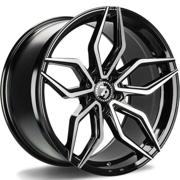 Cerchio in Lega 79Wheels Seventy9 SCF-D 18x9 ET38 5x112 Nero Diamantato BFP