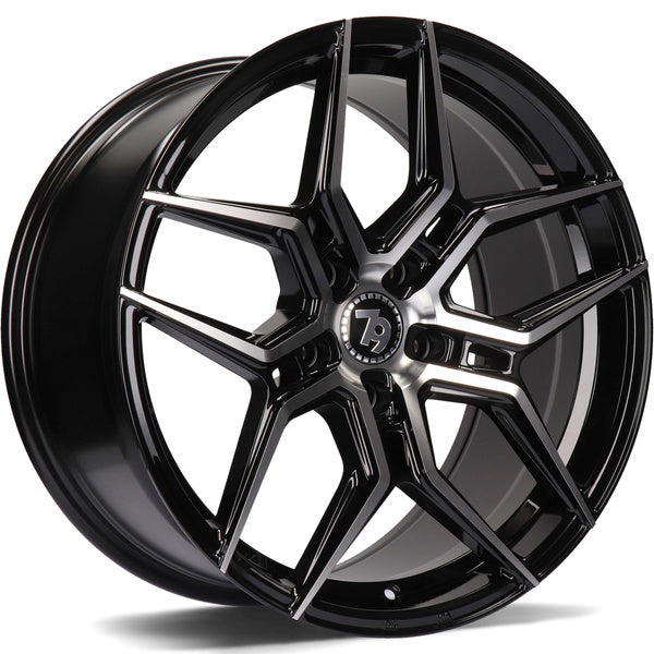 Cerchio in Lega 79Wheels Seventy9 SV-B 18x9 ET38 5x112 Nero Diamantato BFP