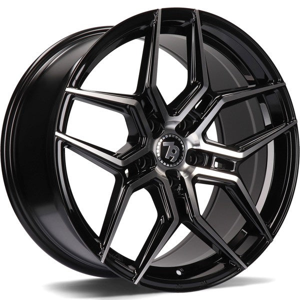 Cerchio in Lega 79Wheels Seventy9 SV-B 18x8 ET45 5x112 Nero Diamantato BFP