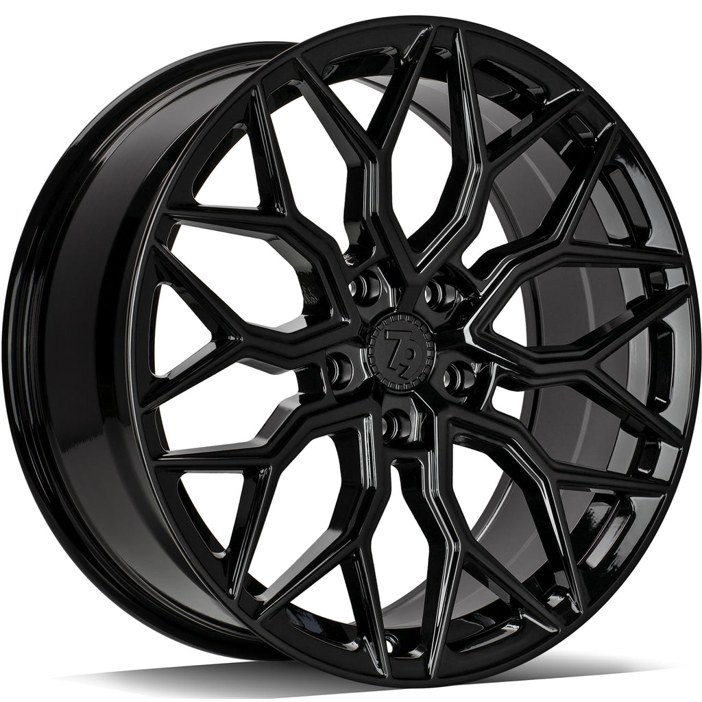 Cerchio in Lega 79Wheels Seventy9 SV-K 18x8 ET45 5x112 Nero Lucido BG