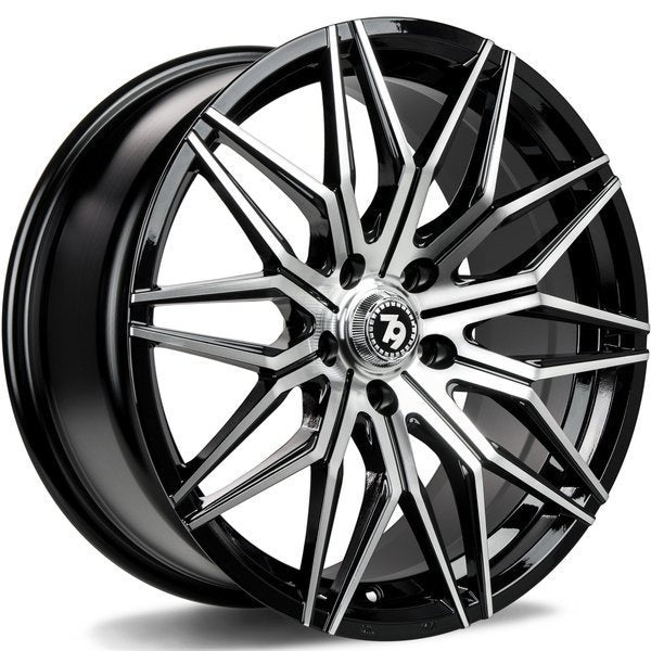 Cerchio in Lega 79Wheels Seventy9 SV-O 18x8 ET35 5x112 Nero Diamantato BFP