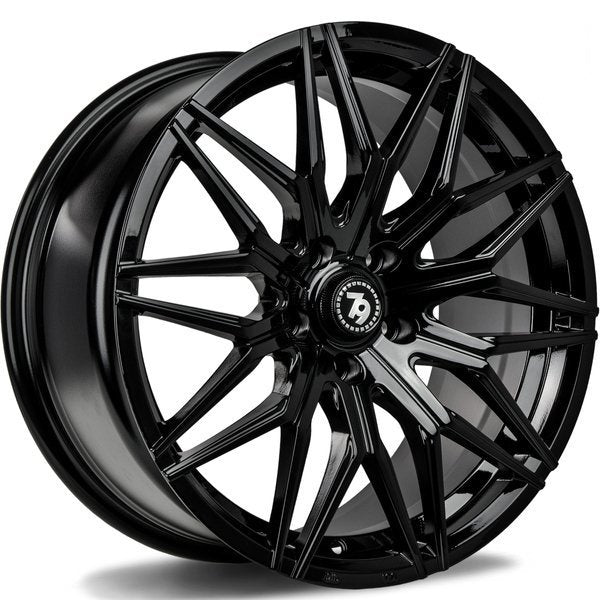 Cerchio in Lega 79Wheels Seventy9 SV-O 18x8 ET35 5x112 Nero Lucido BG