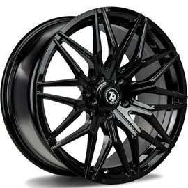 Cerchio in Lega 79Wheels Seventy9 SV-O 18x8 ET35 5x112 Nero Lucido BG
