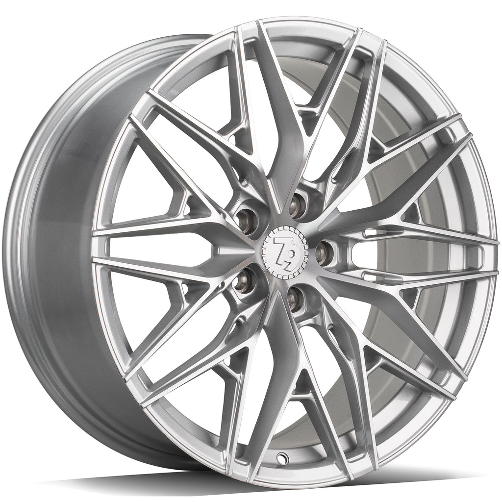 Cerchio in Lega 79Wheels Seventy9 SCF-1 18x8 ET35 5x114.3 Silver Diamantato SFP