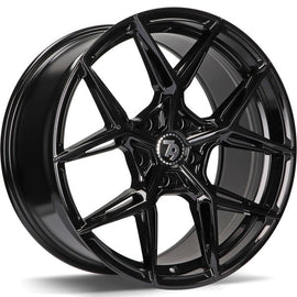 Cerchio in Lega 79Wheels Seventy9 SCF-B 18x8 ET40 5x114.3 Nero Lucido BG