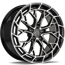 Carica l'immagine nel visualizzatore di Gallery, Cerchio in Lega 79Wheels Seventy9 SCF-Z 18x8 ET40 5x114.3 Nero Diamantato BFP