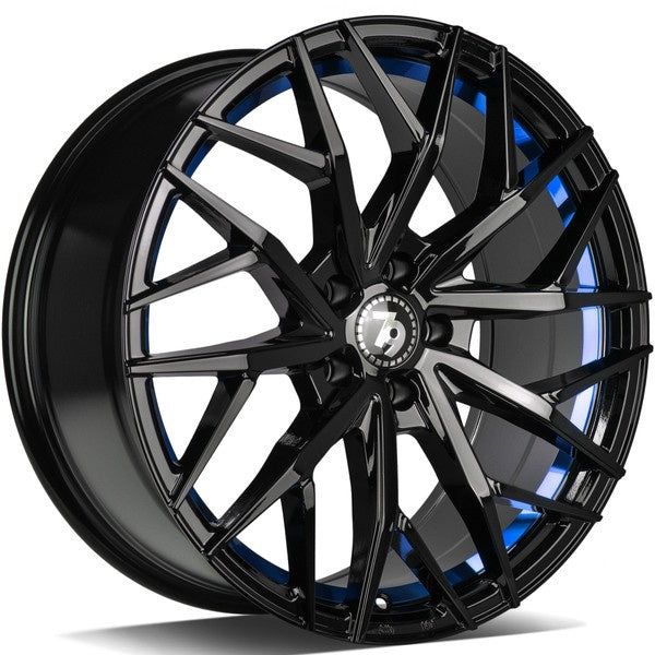 Cerchio in Lega 79Wheels Seventy9 SV-C 18x8 ET33 5x120 Nero Lucido BGBIL