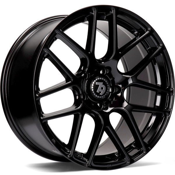 Cerchio in Lega 79Wheels Seventy9 SV-L 18x8 ET35 5x120 Nero Lucido BG