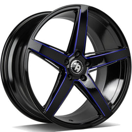 Cerchio in Lega 79Wheels Seventy9 SV-N 18x8 ET30 5x120 Nero Lucido BGBR