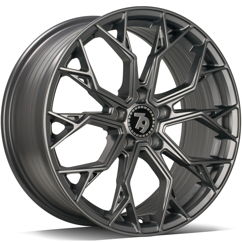 Cerchio in Lega 79Wheels Seventy9 SCF-H 19x8.5 ET30 5x112 Grafite Lucido TB
