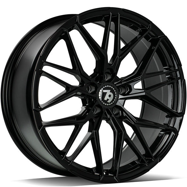 Cerchio in Lega 79Wheels Seventy9 SCF-J 19x8.5 ET30 5x112 Nero Lucido BG