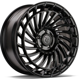 Cerchio in Lega 79Wheels Seventy9 SCF-K 19x8 ET45 5x112 Nero Lucido BG