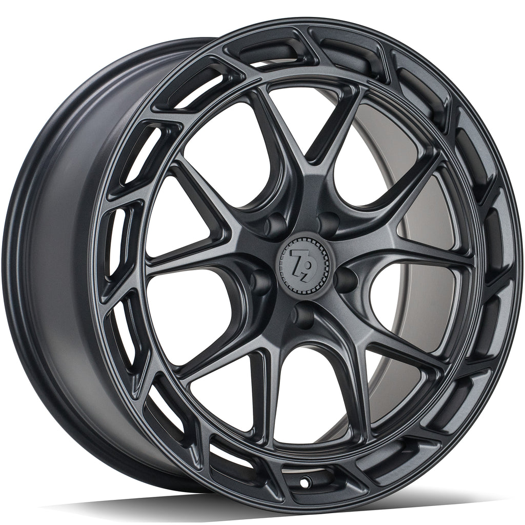 Cerchio in Lega 79Wheels Seventy9 SCF-W 19x8.5 ET45 5x112 Grafite Lucido TB