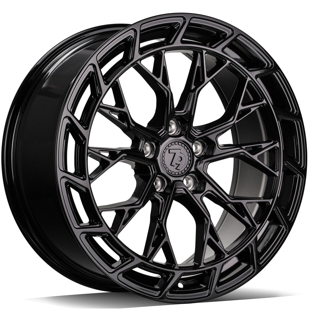 Cerchio in Lega 79Wheels Seventy9 SCF-Z 19x8.5 ET30 5x112 Nero Lucido BG