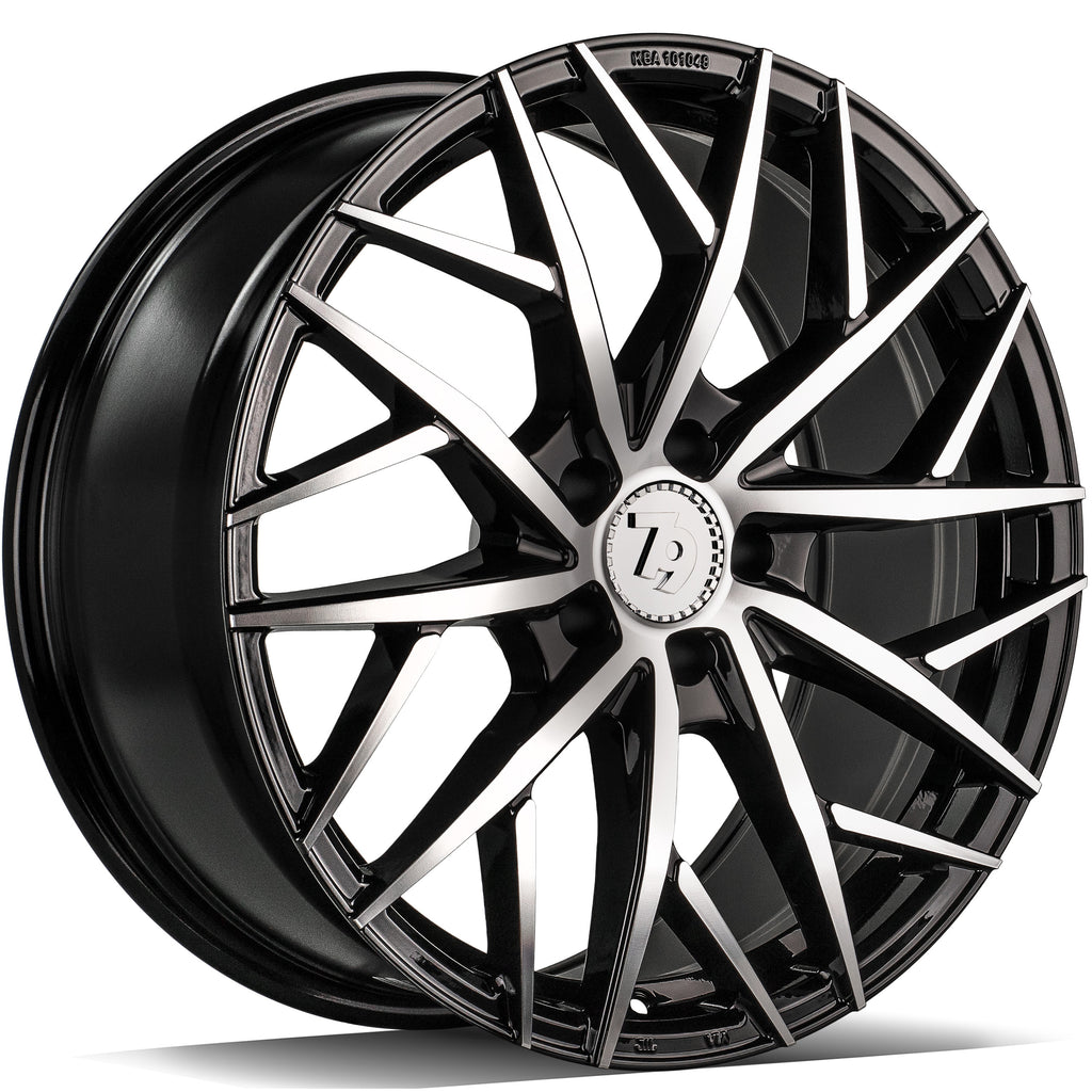 Cerchio in Lega 79Wheels Seventy9 SSF-1 19x8.5 ET30 5x112 Nero Diamantato BFP