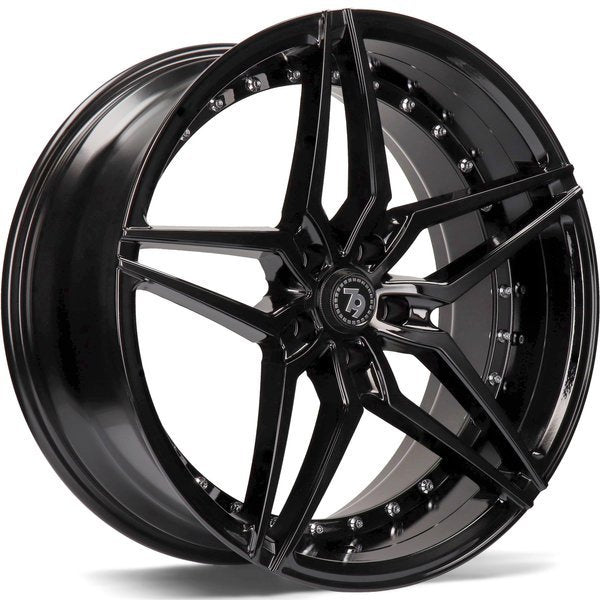 Cerchio in Lega 79Wheels Seventy9 SV-AR 19x9.5 ET38 5x112 Nero Lucido BG