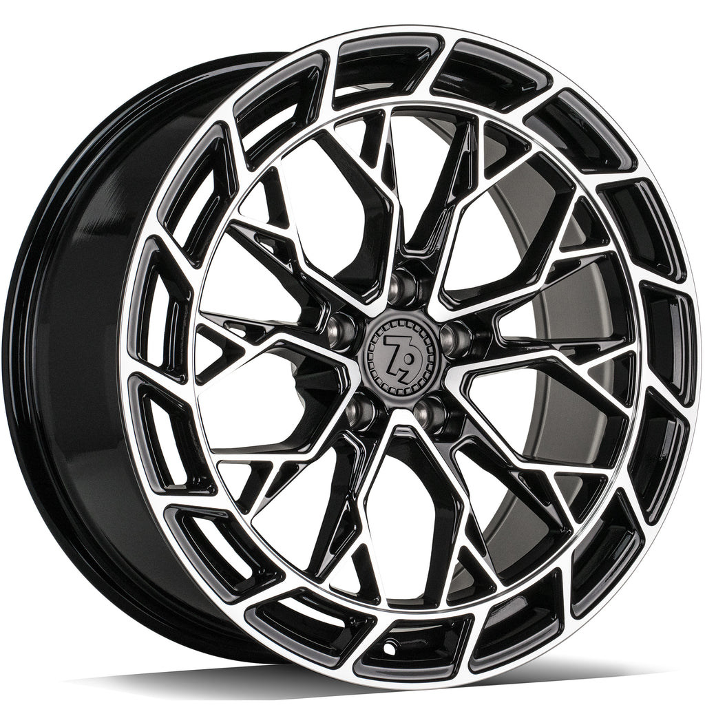 Cerchio in Lega 79Wheels Seventy9 SCF-Z 19x8.5 ET40 5x114.3 Nero Diamantato BFP