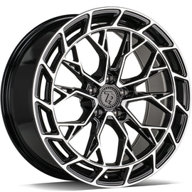 Cerchio in Lega 79Wheels Seventy9 SCF-Z 19x8.5 ET40 5x114.3 Nero Diamantato BFP