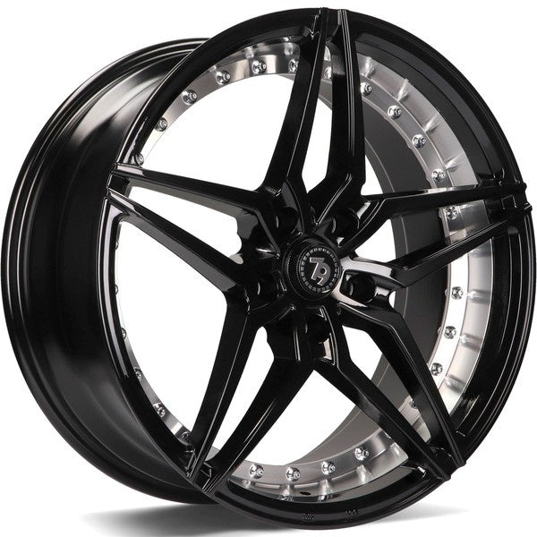 Cerchio in Lega 79Wheels Seventy9 SV-AR 19x9.5 ET35 5x120 Nero Diamantato BGIP