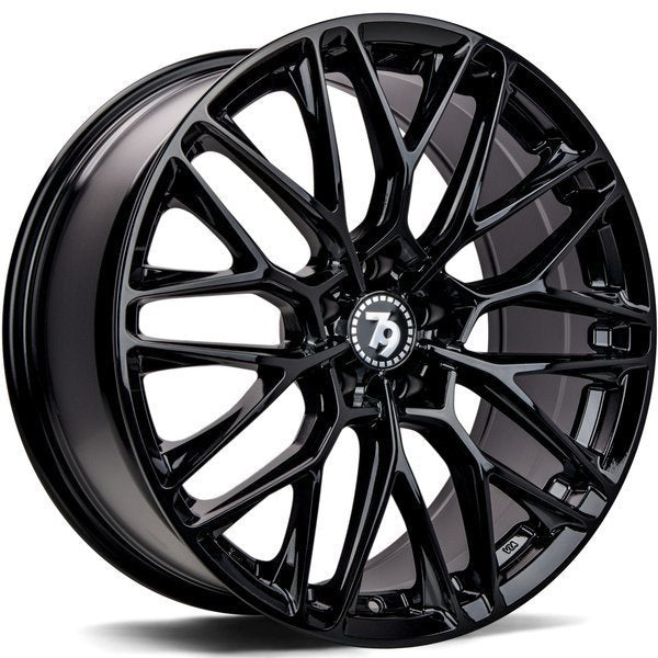 Cerchio in Lega 79Wheels Seventy9 SV-P 19x8.5 ET30 5x120 Nero Lucido BG