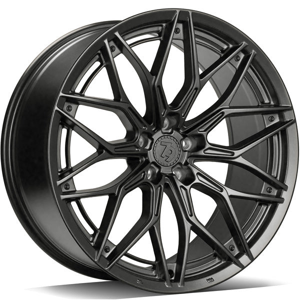 Cerchio in Lega 79Wheels Seventy9 SCF-R 20x9 ET30 5x112 Nero Opaco HBM