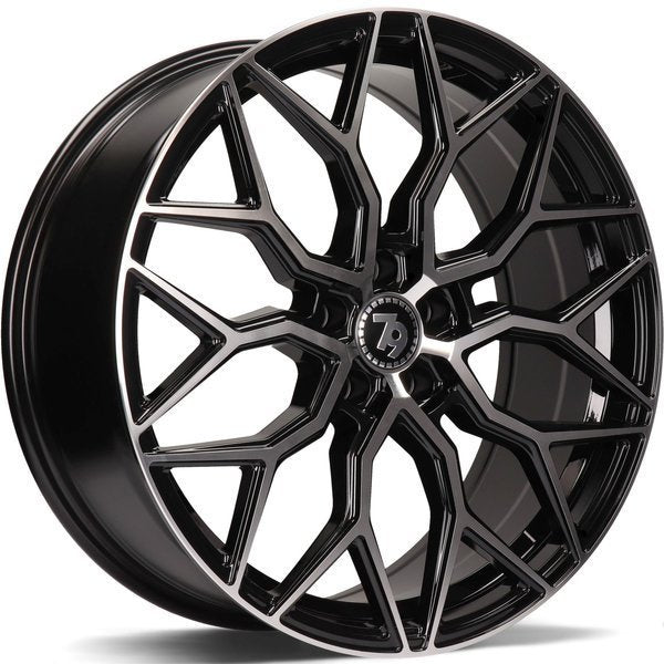 Cerchio in Lega 79Wheels Seventy9 SV-K 20x8 ET30 5x112 Nero Diamantato BFP