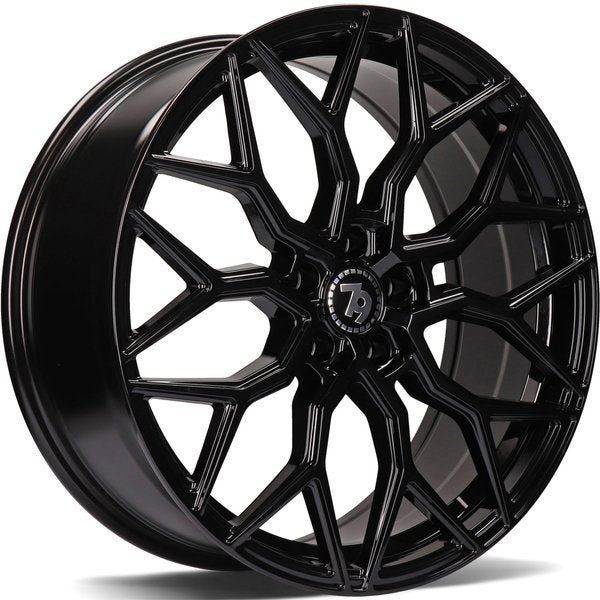 Cerchio in Lega 79Wheels Seventy9 SV-K 20x8 ET30 5x112 Nero Lucido BG