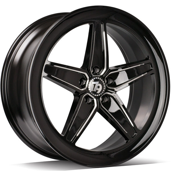Cerchio in Lega 79Wheels Seventy9 SV-Y 20x9 ET35 5x112 Nero Lucido BGEP