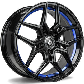 Cerchio in Lega 79Wheels Seventy9 SV-B 20x10 ET40 5x120 Nero Lucido BGBIL