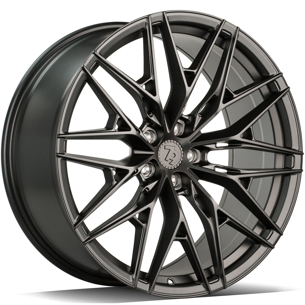 Cerchio in Lega 79Wheels Seventy9 SCF-1 21x9.5 ET25 5x112 Grafite Opaco HGM