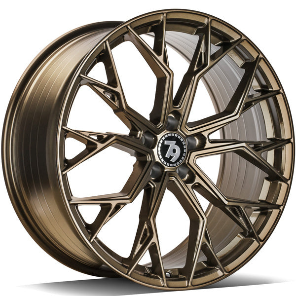 Cerchio in Lega 79Wheels Seventy9 SCF-H 21x9.5 ET25 5x112 Bronzo Opaco SBR