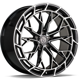 Cerchio in Lega 79Wheels Seventy9 SCF-Z 21x9.5 ET25 5x112 Nero Diamantato BFP