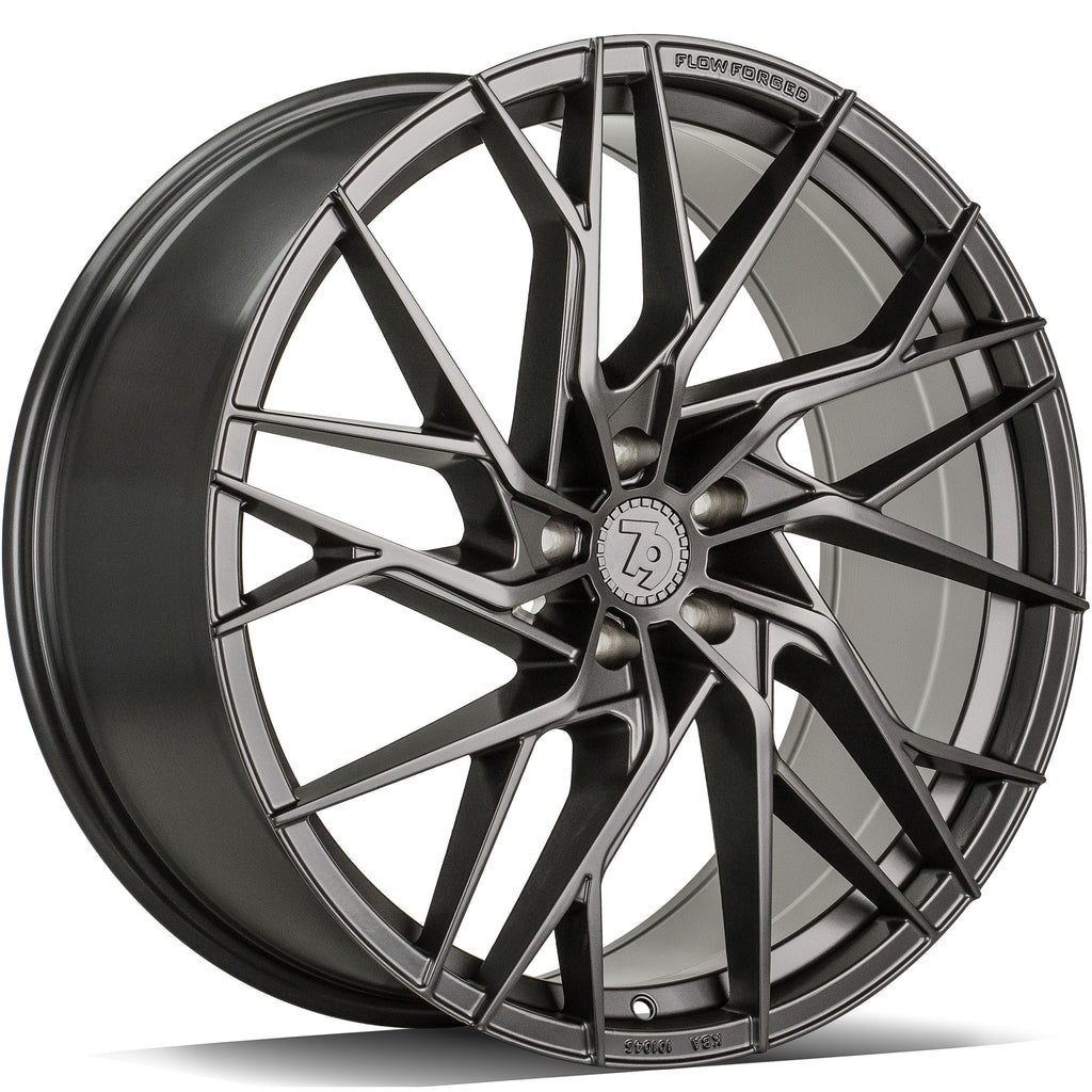 Cerchio in Lega 79Wheels Seventy9 SSF-4 21x9.5 ET30 5x112 Grafite Opaco HGM